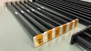 Double Ridge Straight Waveguides