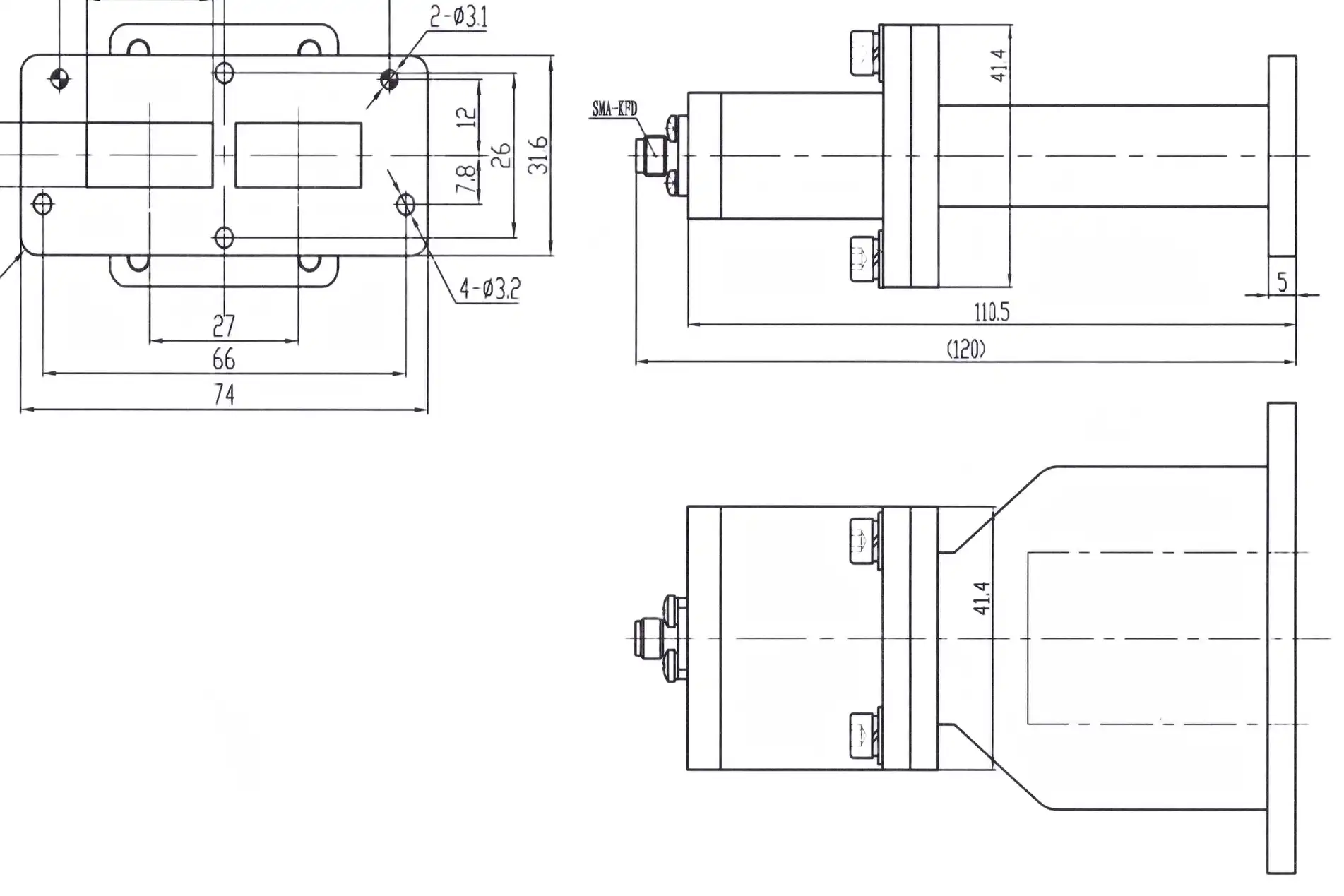Waveguide Power Divider Waveguide Power Divider