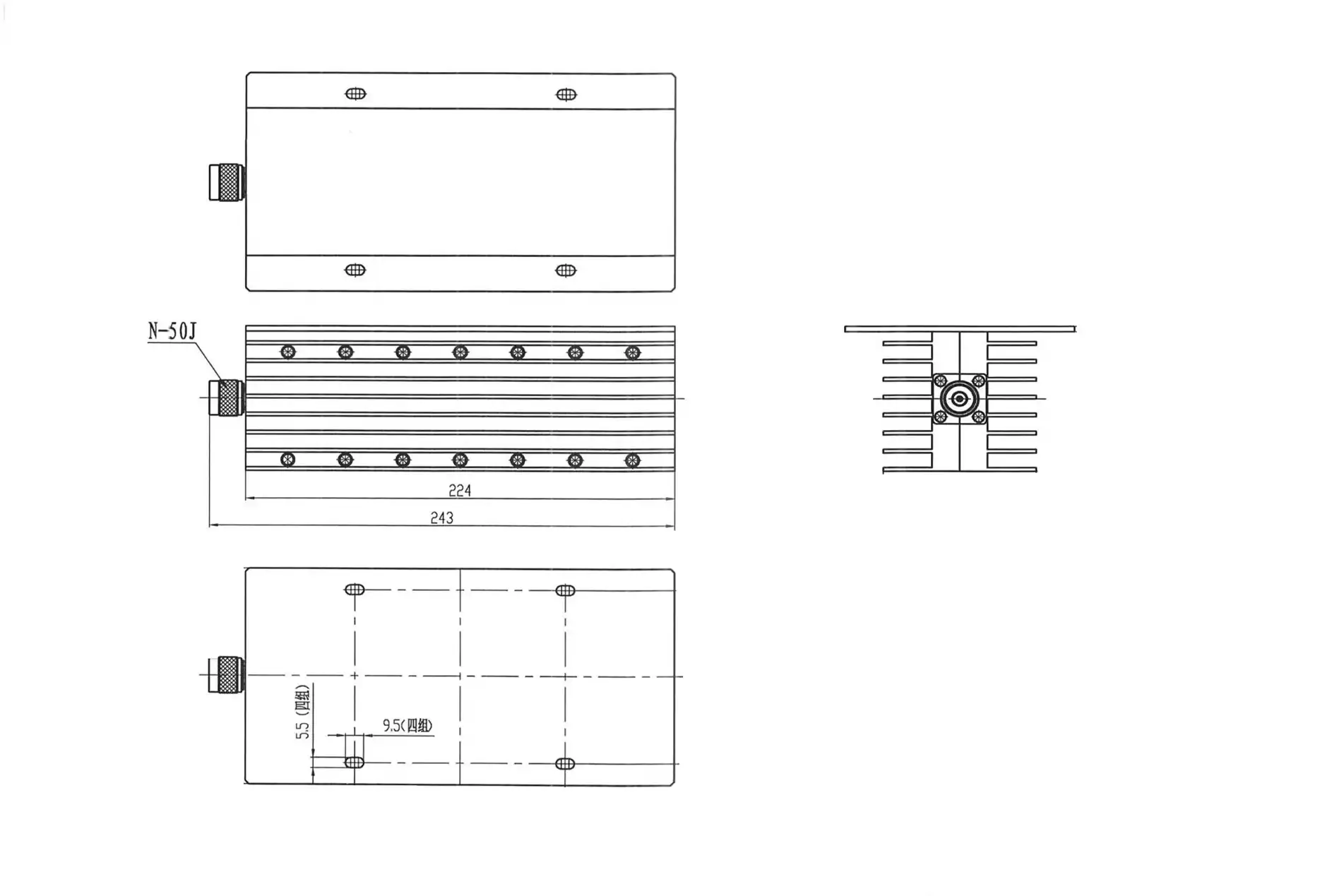 Coaxial Termination Coaxial Termination
