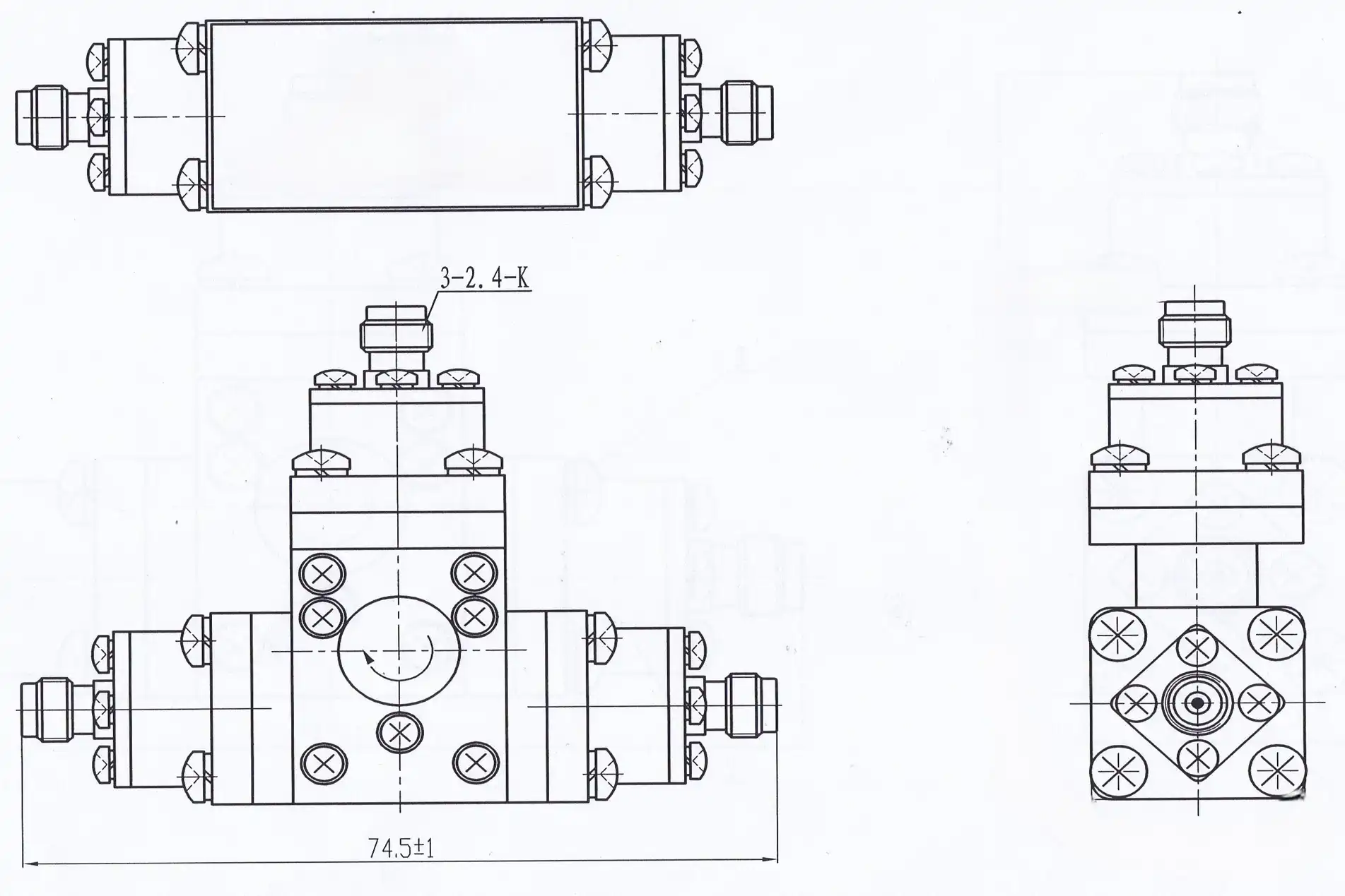 Coaxial Broadband Circulator Coaxial Broadband Circulator