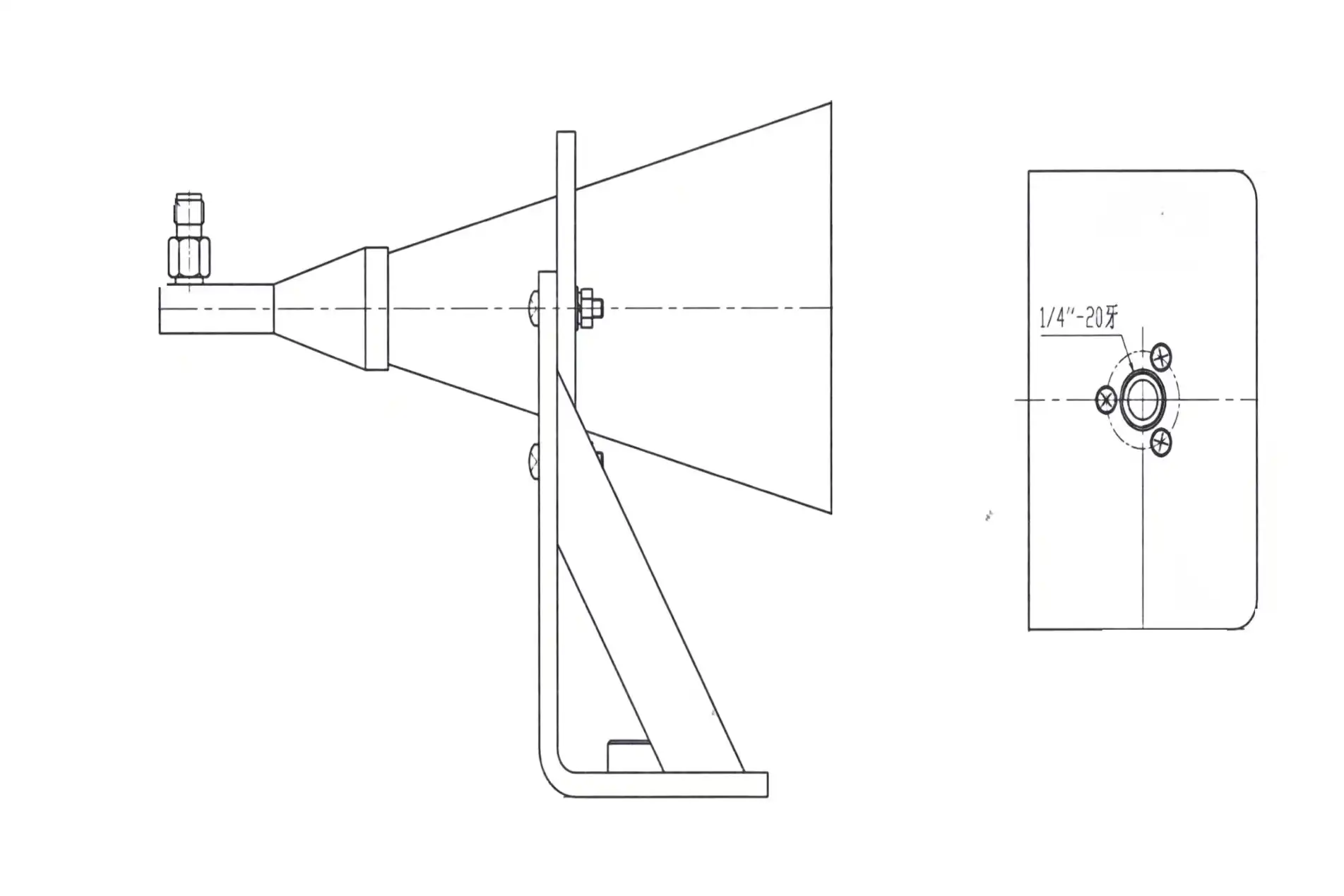 Wideband Double-ridged Horn Antenna Wideband Double-ridged Horn Antenna