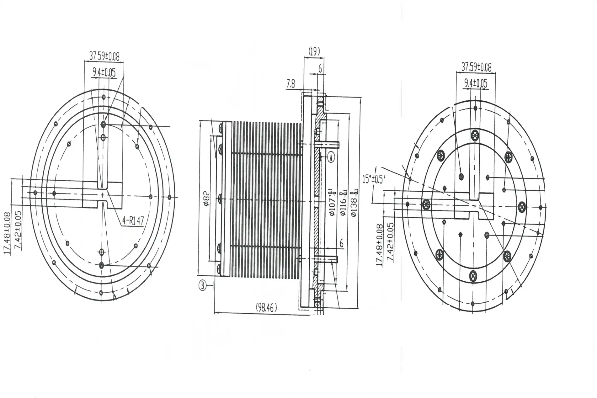 Double Ridge Waveguide Rotary Joint Double Ridge Waveguide Rotary Joint