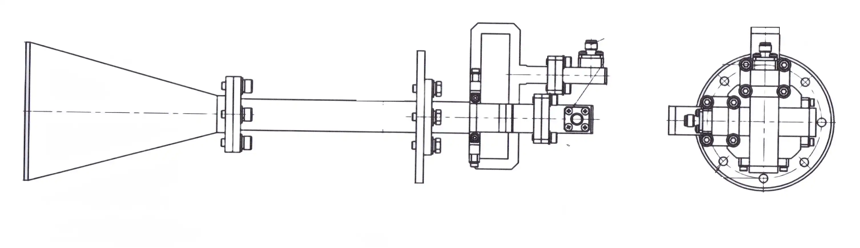 Conical Dual Circular Polarization Horn Antenna Conical Dual Circular Polarization Horn Antenna