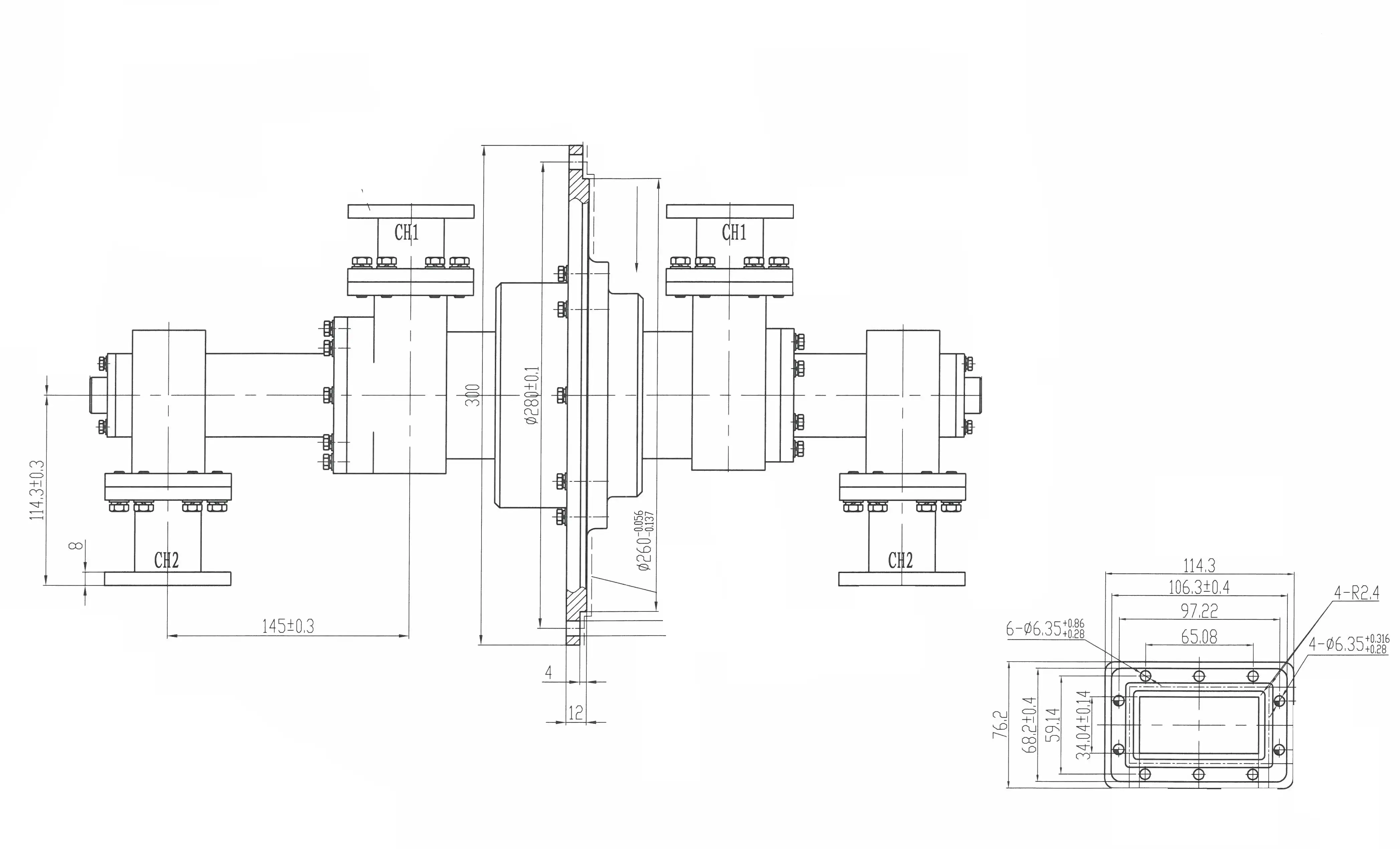 Dual Channel Coaxial Rotary Joint Dual Channel Coaxial Rotary Joint
