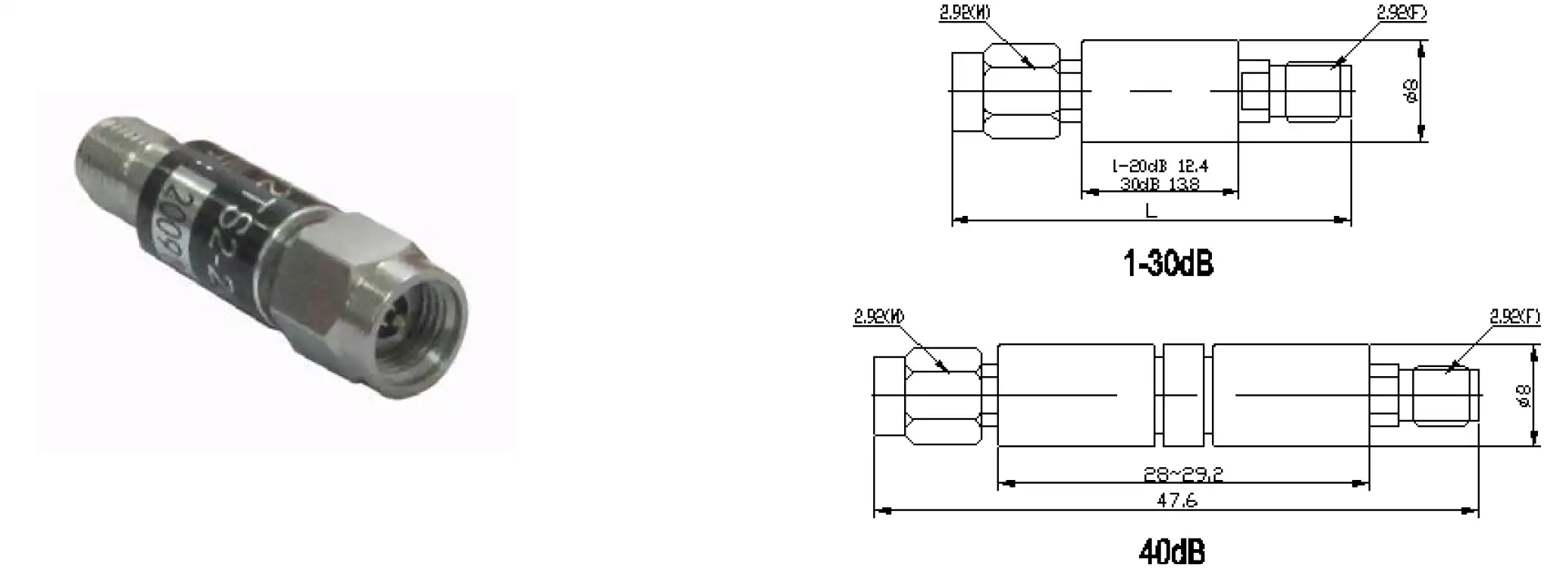 Coaxial Fixed Attenuators Coaxial Fixed Attenuators