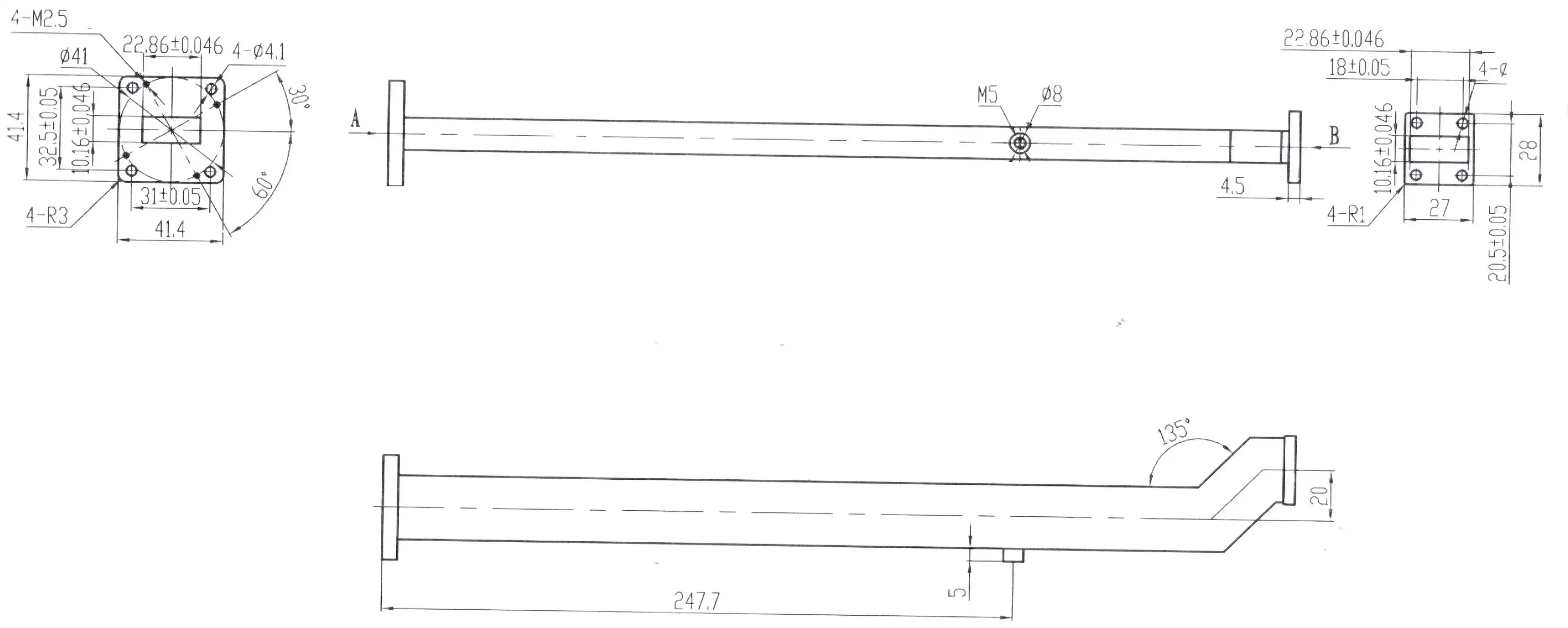 Double-bend Waveguide Double-bend Waveguide