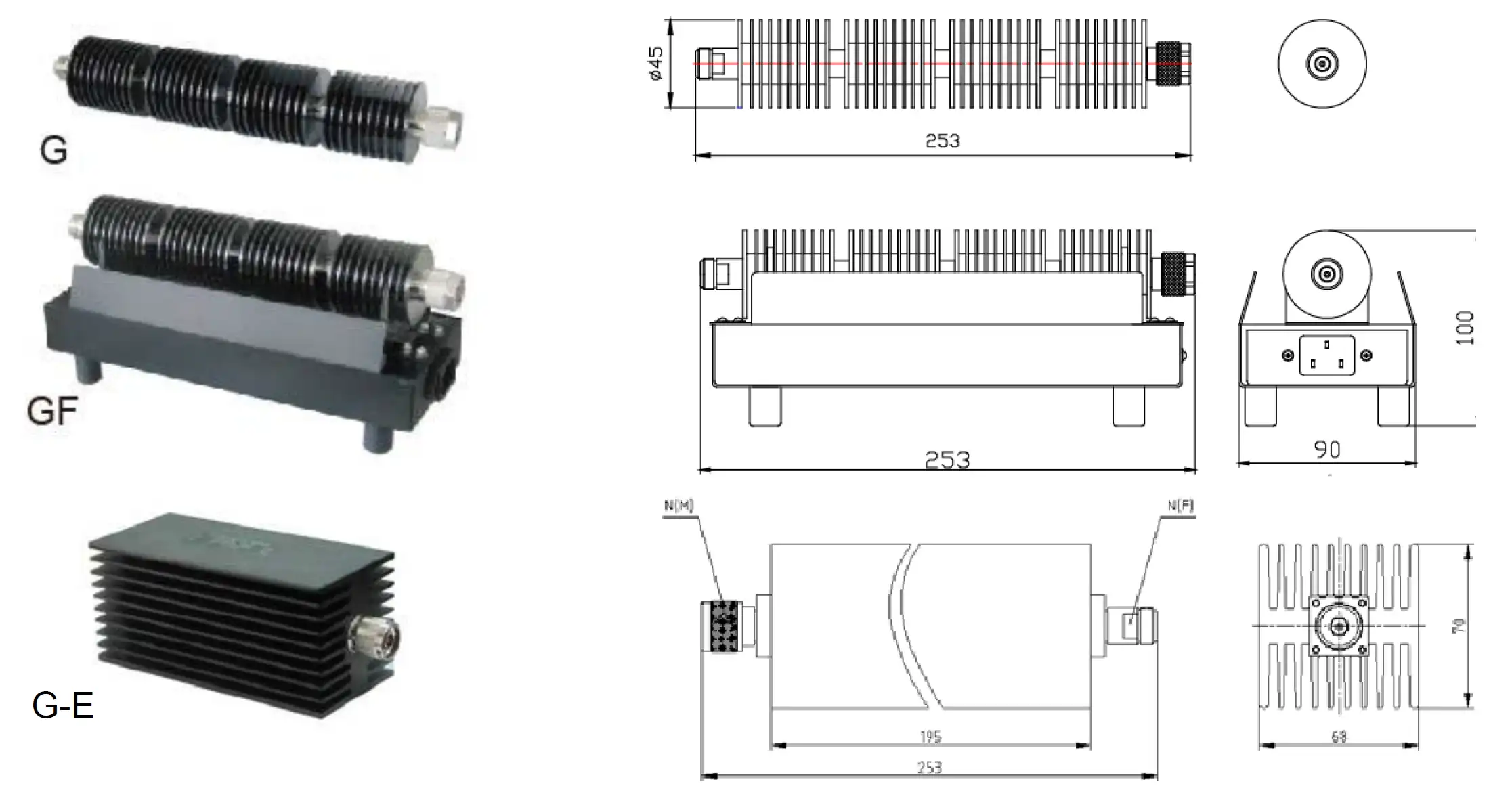 Coaxial Fixed Attenuator Coaxial Fixed Attenuator