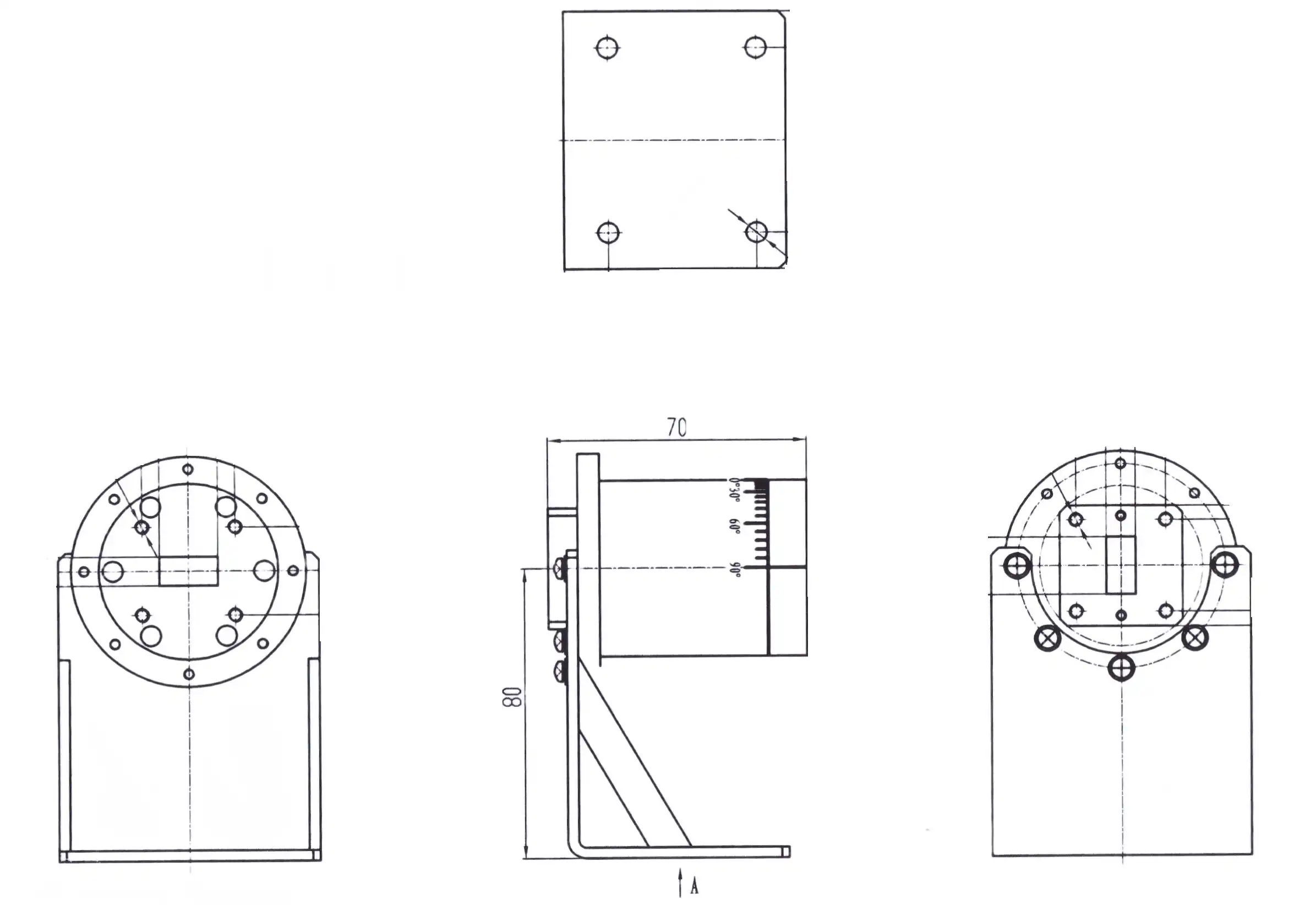 90° Polarized Rotary Joint