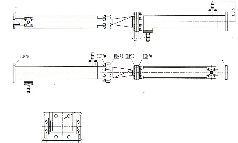 Water-cooled Twist Waveguide Water-cooled Twist Waveguide