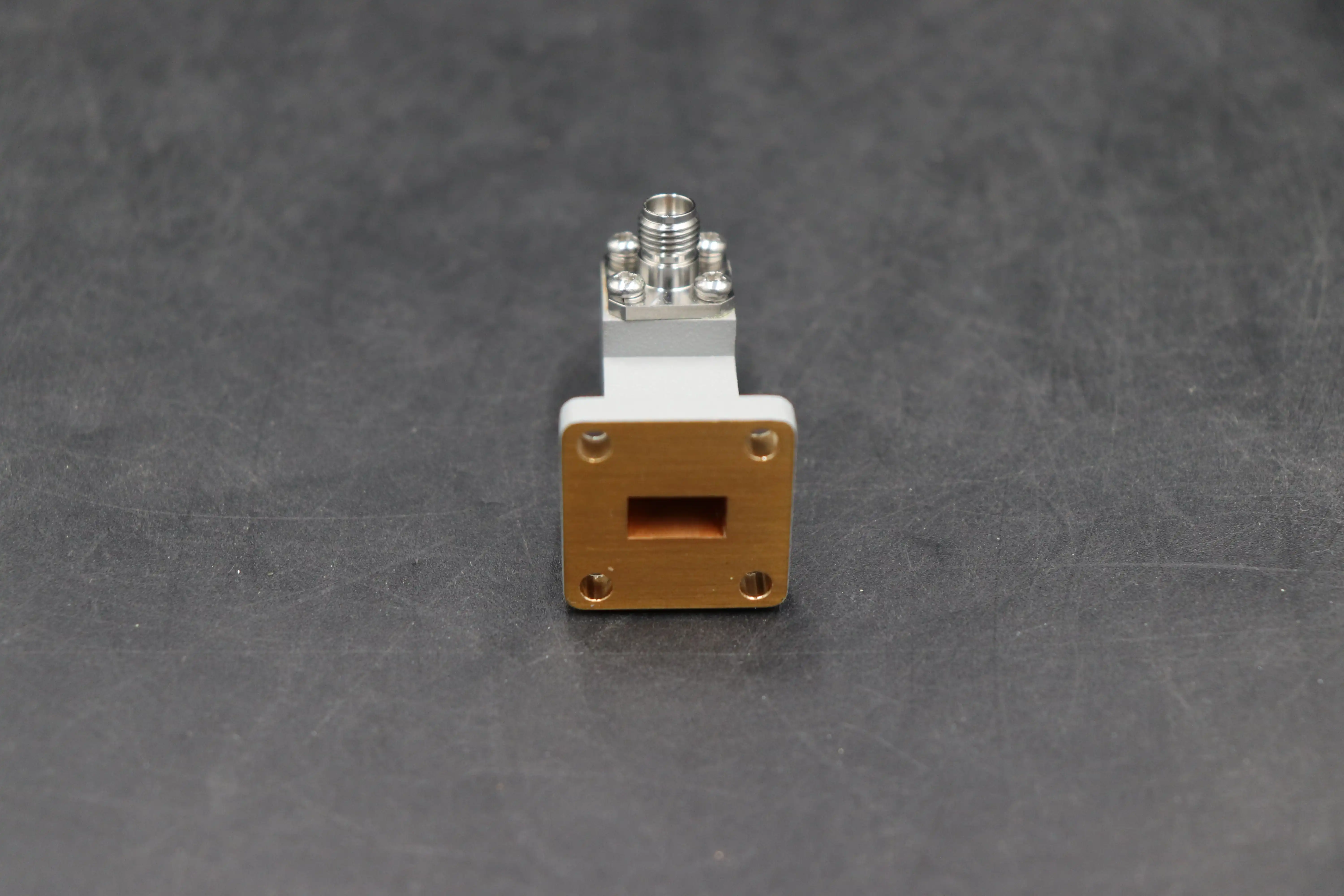 Custom WG to Coaxial Adapter