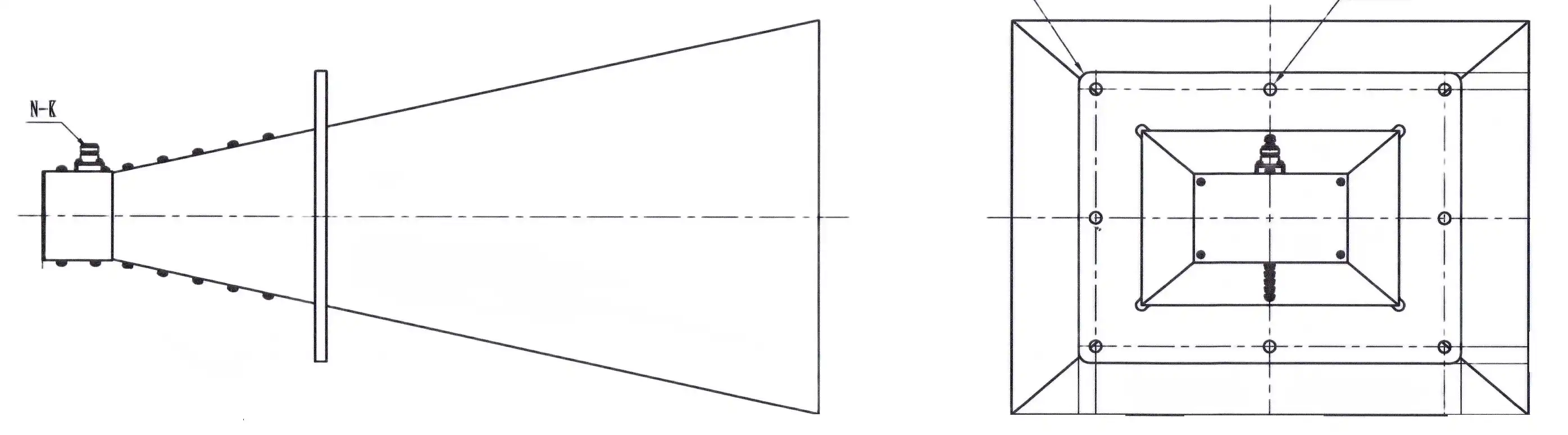 Wideband Double-ridged Horn Antenna