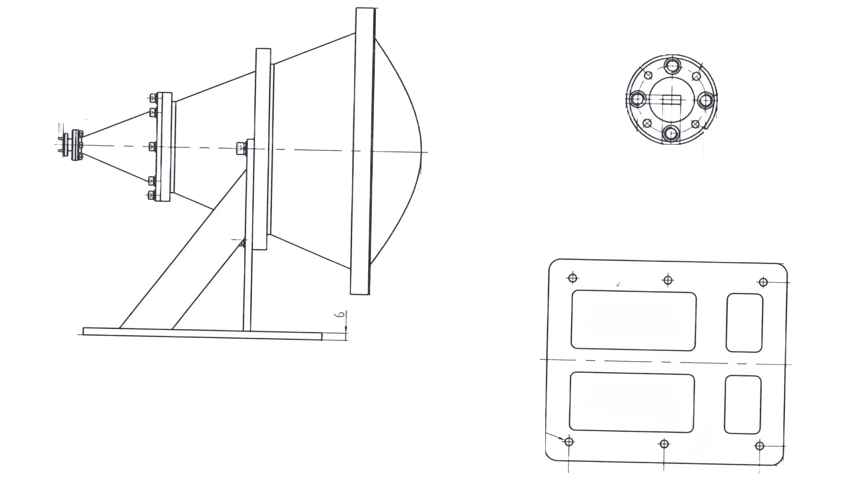 Point Focusing Horn Lens Antenna