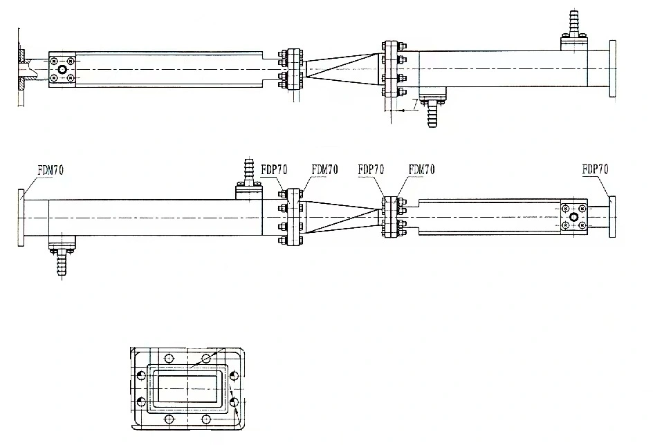 Water-cooled Twist Waveguide