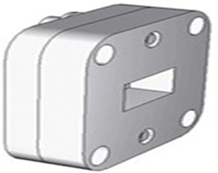 What is the typical structure of a waveguide offset short? 