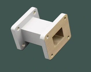What is the difference between a Rectangular Straight Waveguide and a coaxial cable?
